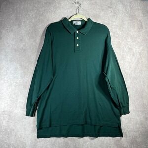 Vintage Titleist By Corbin‎ Polo Shirt Mens XL Green Combed Cotton Golf Preppy